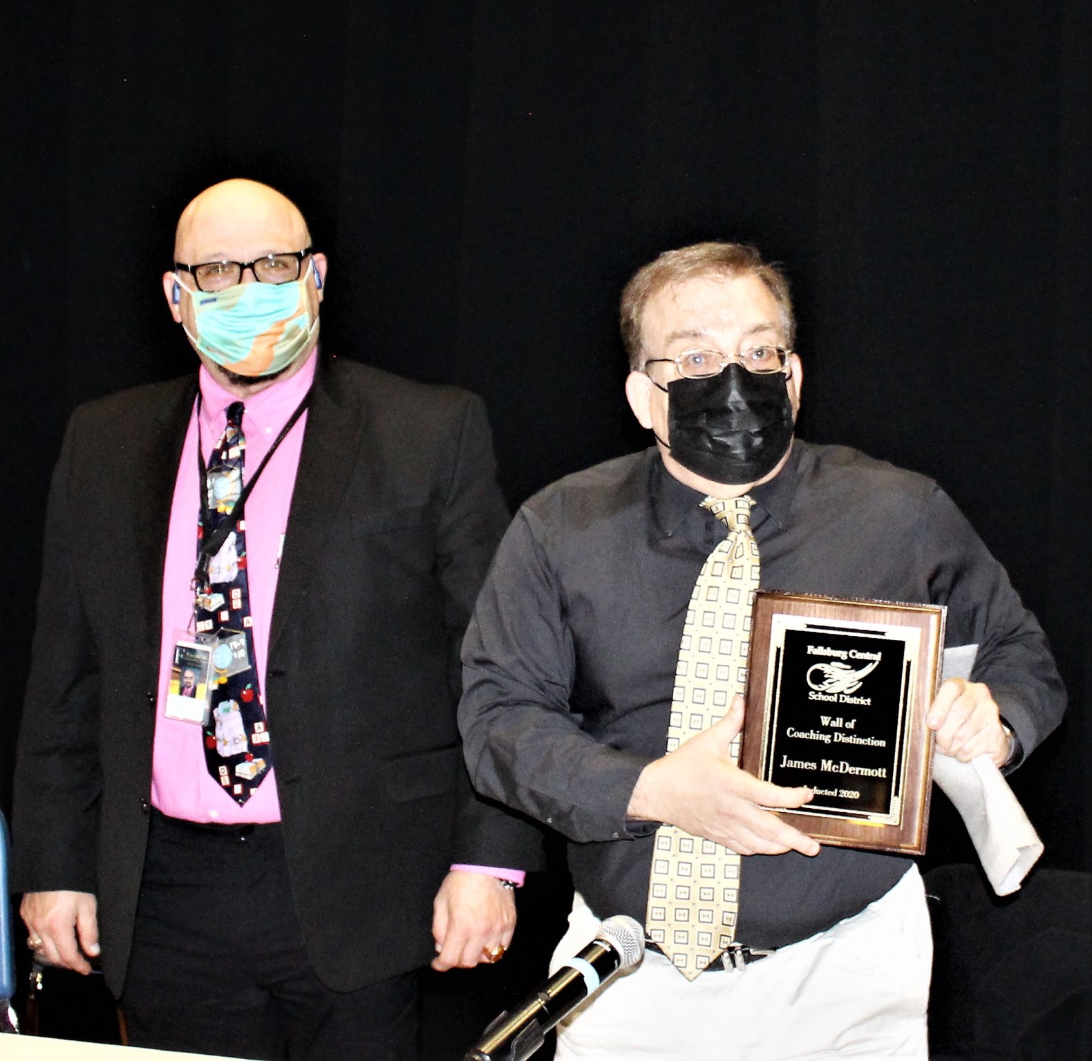 FCSD Honors Two Coaches Fallsburg Central School District